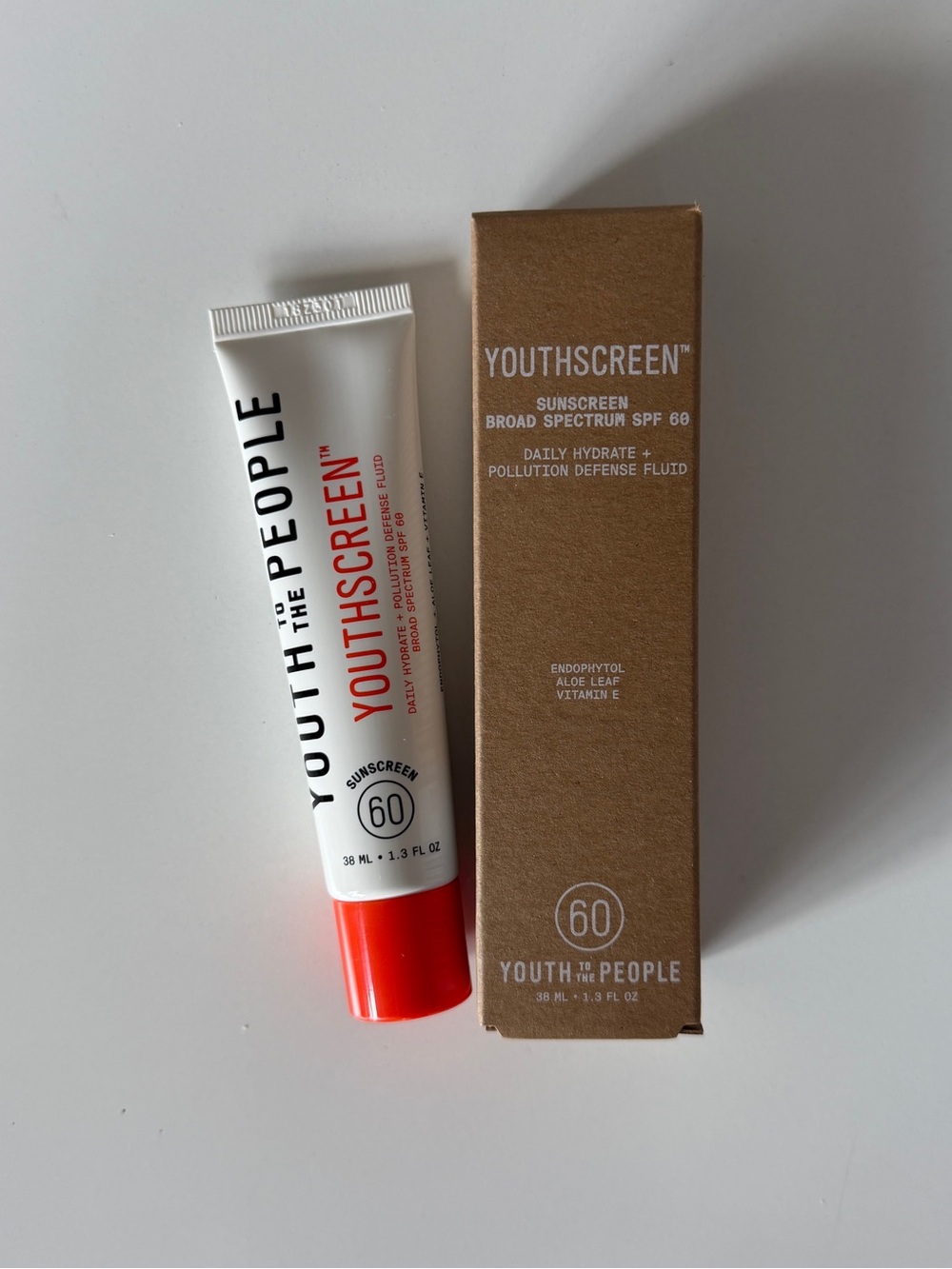Youth To The People YOUTHSCREEN SPF 60 Sunscreen - White Tube with Red Cap